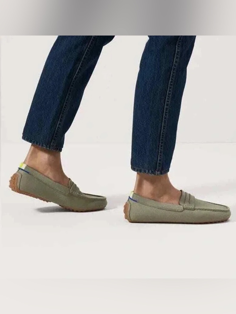 Rothy's The Driver Loafer Slip-on Retired Martini Olive Size 8